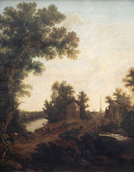 Semyon Shchedrin The Stone Bridge in Gatchina near Constable Square Sweden oil painting art